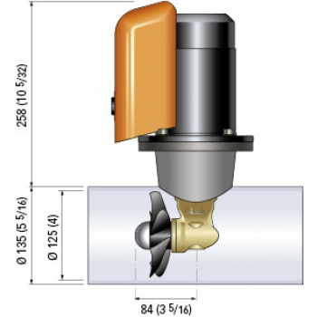 COMPLETE KIT PROPELLER BTQ 125-30