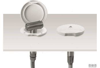 Shower kit push - white box