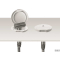 Shower kit push - white box