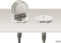 Shower kit push - white box