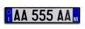 Black letters and numbers mm.80