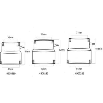 Rubber sleeve 35/40mm