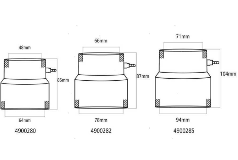 Rubber sleeve 35/40mm