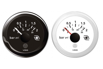 BLACK 2 BAR TURBO MANOMETER