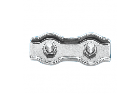 Stainless steel 316 double clamp