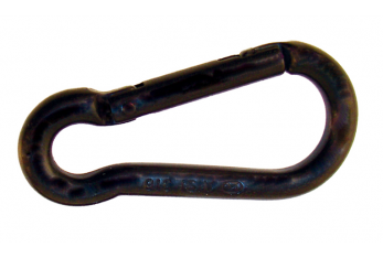 CARABINER INOX 316 BLACK 5x50