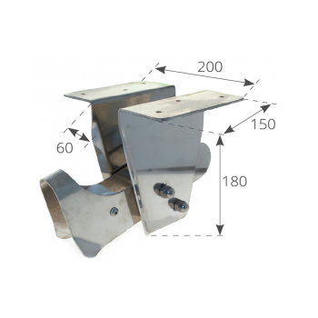 Stainless steel bow roller
