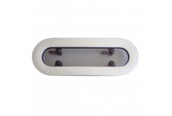Anodized light alloy porthole