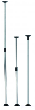 Light alloy telescopic pole