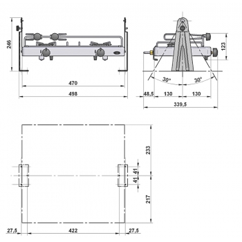 Two-Burner Duo Cooktop