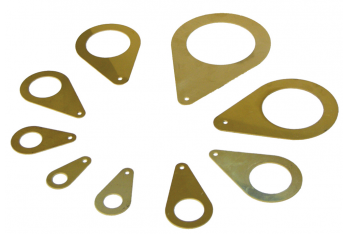 BRASS MASS PLATE 3/8