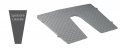 Wedge-shaped transom protection mm.450x360