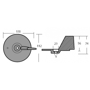 MAGNESIUM FIN 75-90-115-130 HP