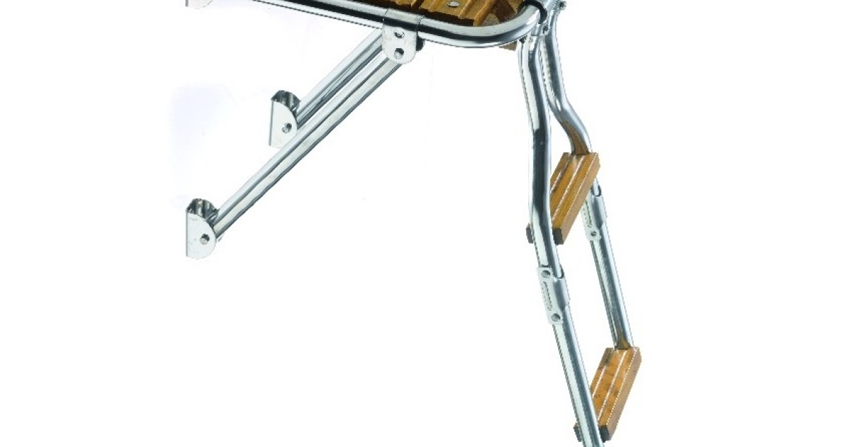 Mini platform with 3-step ladder - Stern platforms - MTO Nautica Store