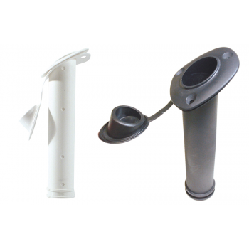 RECESSED WHITE NYLON ROD HOLDER