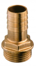 Brass male hose connectors