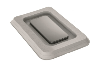 Eva dash pocket grey 25x17cm