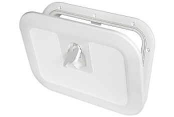 White flush inspection hatch 375 x 375 mm 