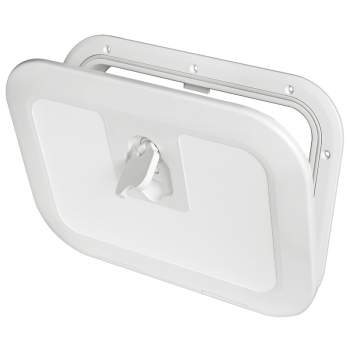 White flush inspection hatch 520 x 465 mm 