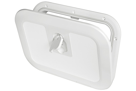 White flush inspection hatch 520 x 465 mm 