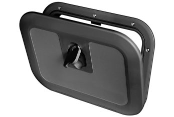 Black flush inspection hatch 520 x 465 mm 