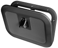 Black flush inspection hatch 600 x 350 mm 