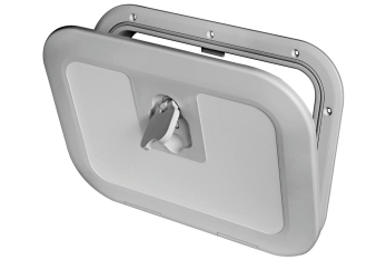Flush inspection hatch RAL 7042 375 x 375 mm 