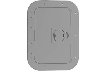 Grey inspection hatch anti-slip sufrace 280x380mm 