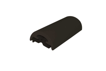 Fendering profile rad 52 black 12m