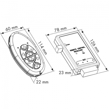 Lofrans push-button panel Remote control Radio Remote Control