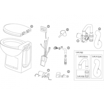 Spare Parts and Accessories for Desing and Flexi Toilets
