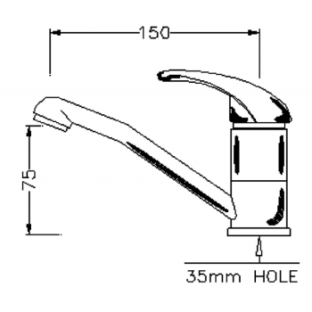 Short Spout Basin Mixer Tap