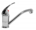 Single handed mixer short spout