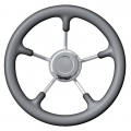 Gray steering wheels