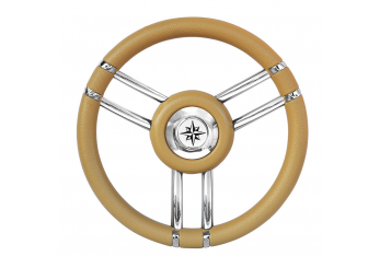 RUDDER WHEEL T27 BEIGE Ø MM.350