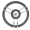 Grey t27 steering wheel Ø mm.350