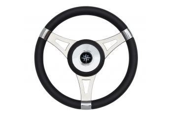 RUDDER WHEEL T29 BLACK Ø MM.350