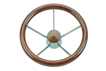 TEAK RUDDER WHEEL Ø MM.350