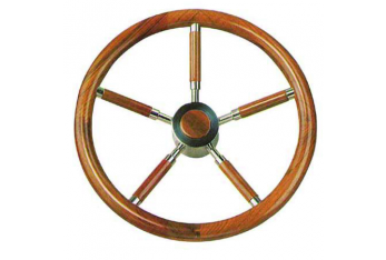 TEAK RUDDER WHEEL Ø MM.400