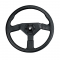Black v38 steering wheel mm.350
