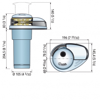 Windlass Quick DP2E 12V 500W 800W