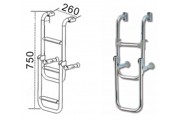 Beta ladder for transom