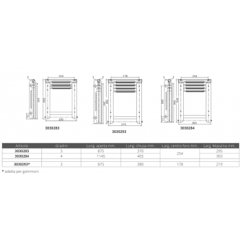 STAINLESS STEEL LADDER MM370x254