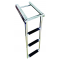 Stainless steel telescopic ladder