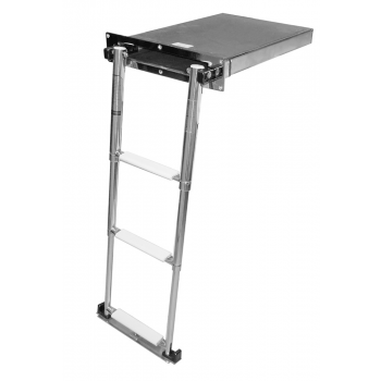 RECESSED STAINLESS STEEL LADDER 3 gr.