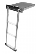 Stainless steel telescopic ladders