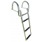 Telescopic and tilting ladder