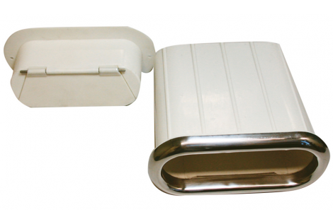 NYLON-STAINLESS OVAL EXHAUST