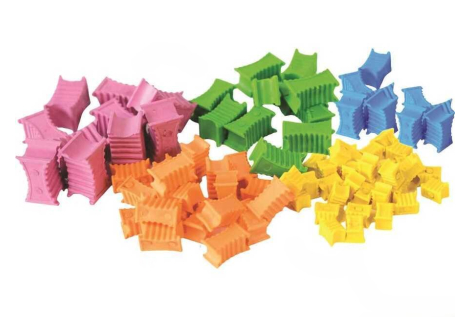 Chain marker 14pcs pink 6mm