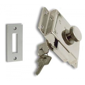 CHROME BRASS LOCK H20
